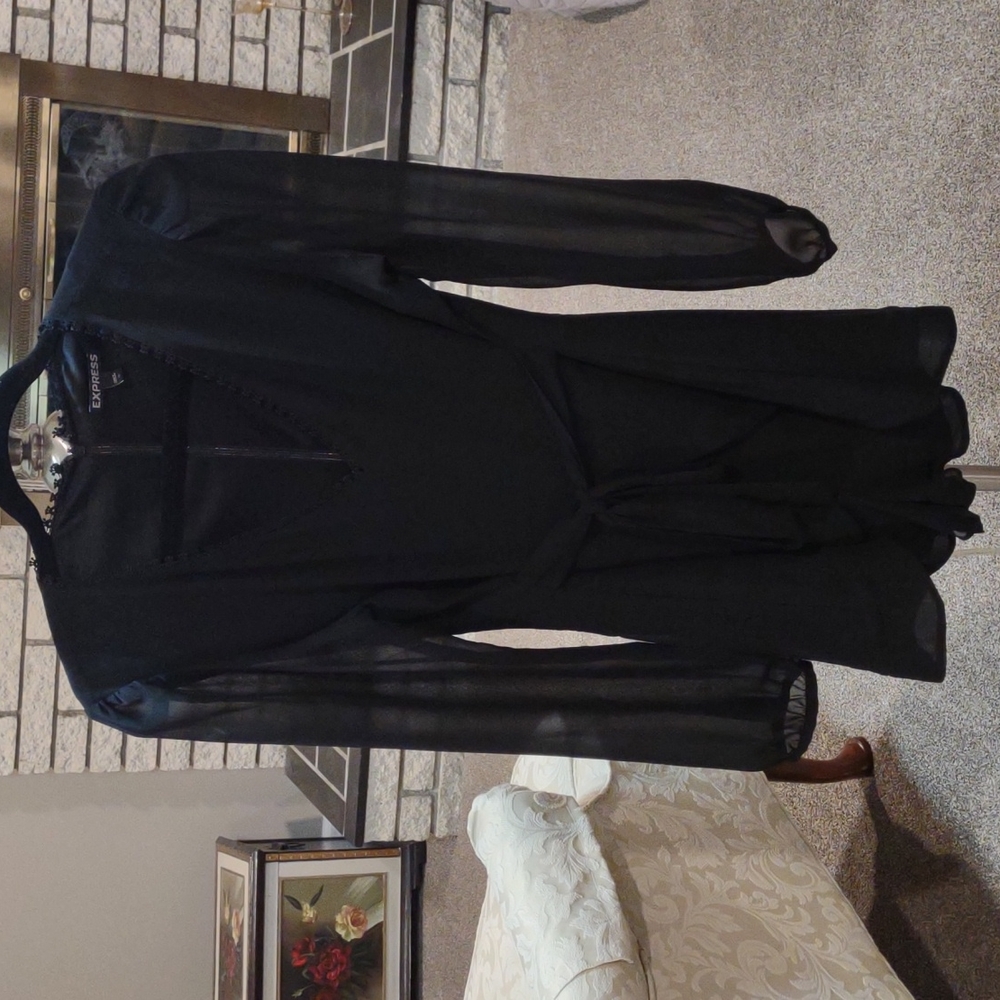 Long Sleeve Black Romper